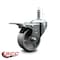 Service Caster Semi Steel Swivel Grip Ring Caster4'' Wheel&7/16'' Stem w/Total Lock BRK SCC-GRTTL20S415-SSR-716138 - alternate 3